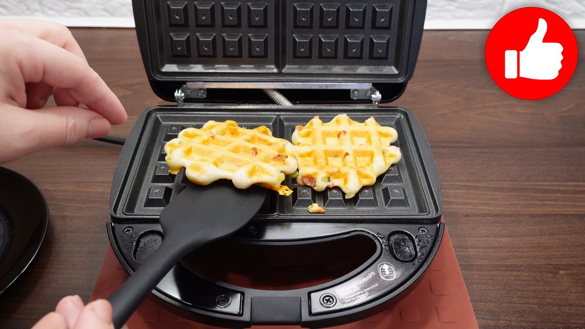 Закусочные вафли: уютная пицца из минипекарни