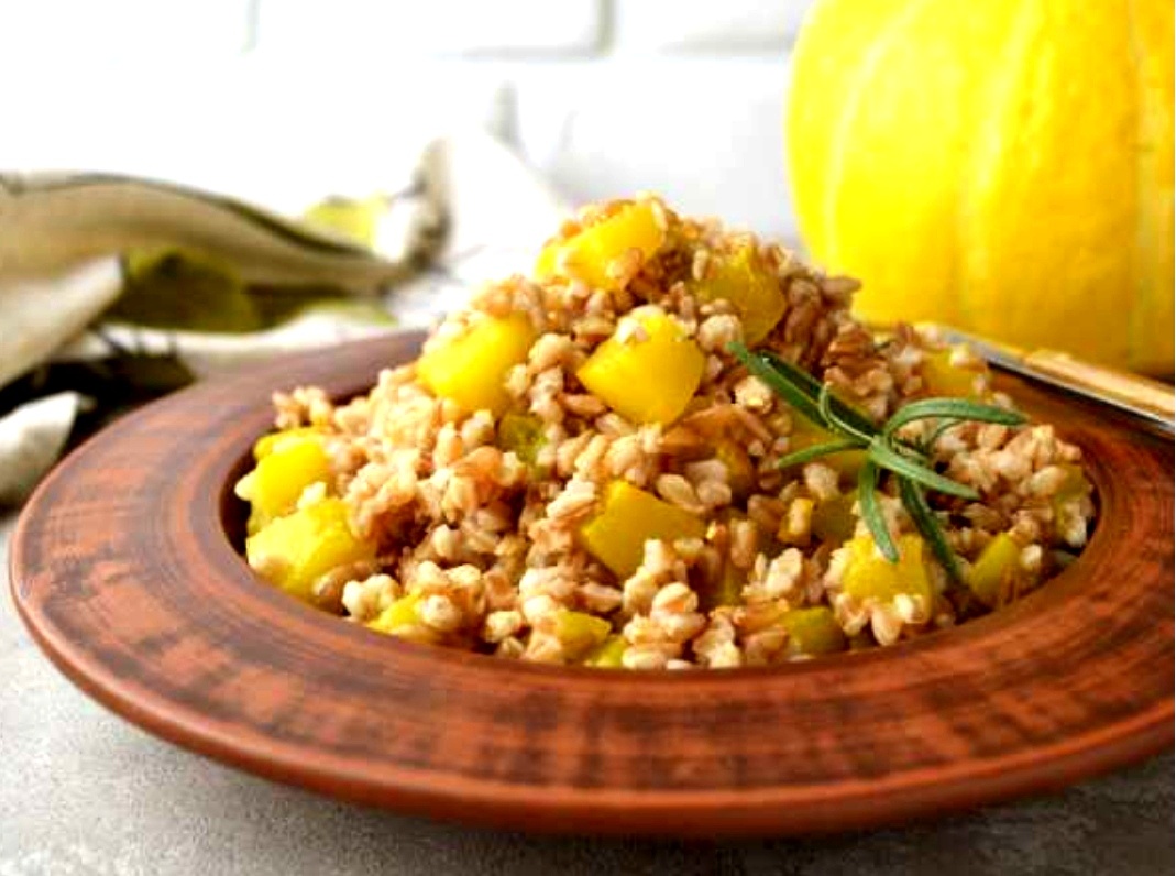 Тепло осени: Полбяная каша с тыквой для уютного ужина