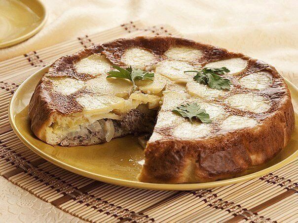 Волшебный рыбно-картофельный пирог