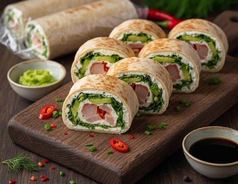 Зажигаем на кухне: Огненные рулетики с пикантной начинкой