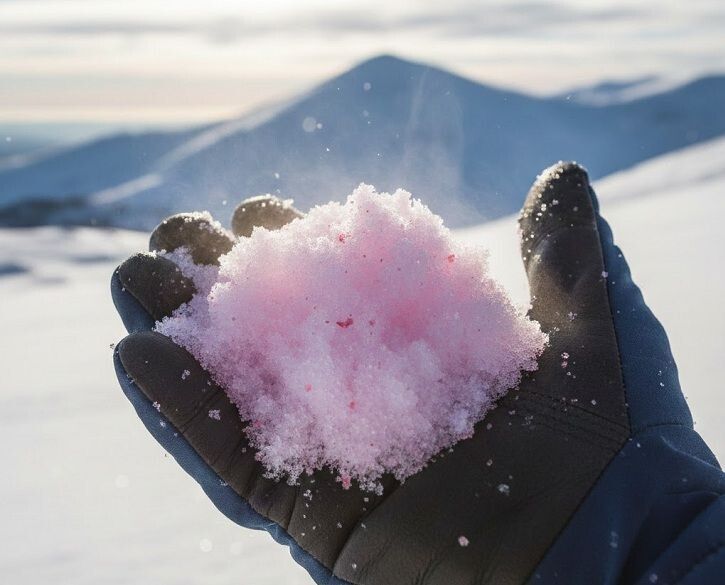 На Урале нашли арбузный снег: стоит ли его пробовать?