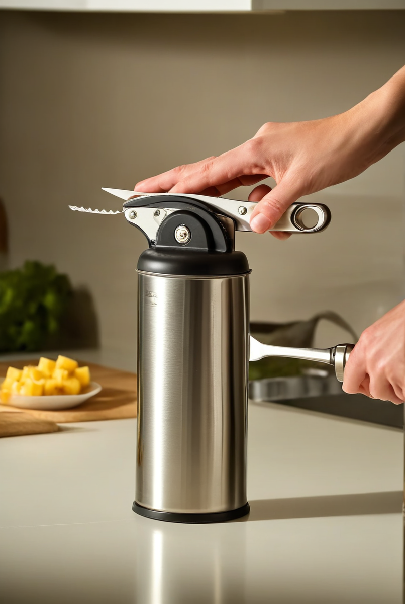 Незаменимый инструмент на кухне: как выбрать идеальную механическую открывалку для консервов