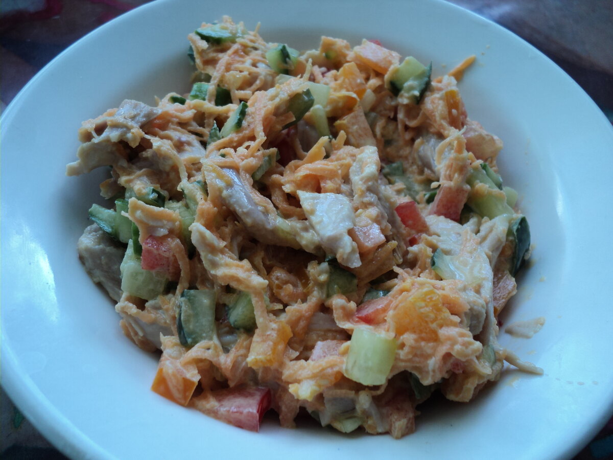 Невероятное куриное блюдо: салат или идеальная начинка для рулетиков