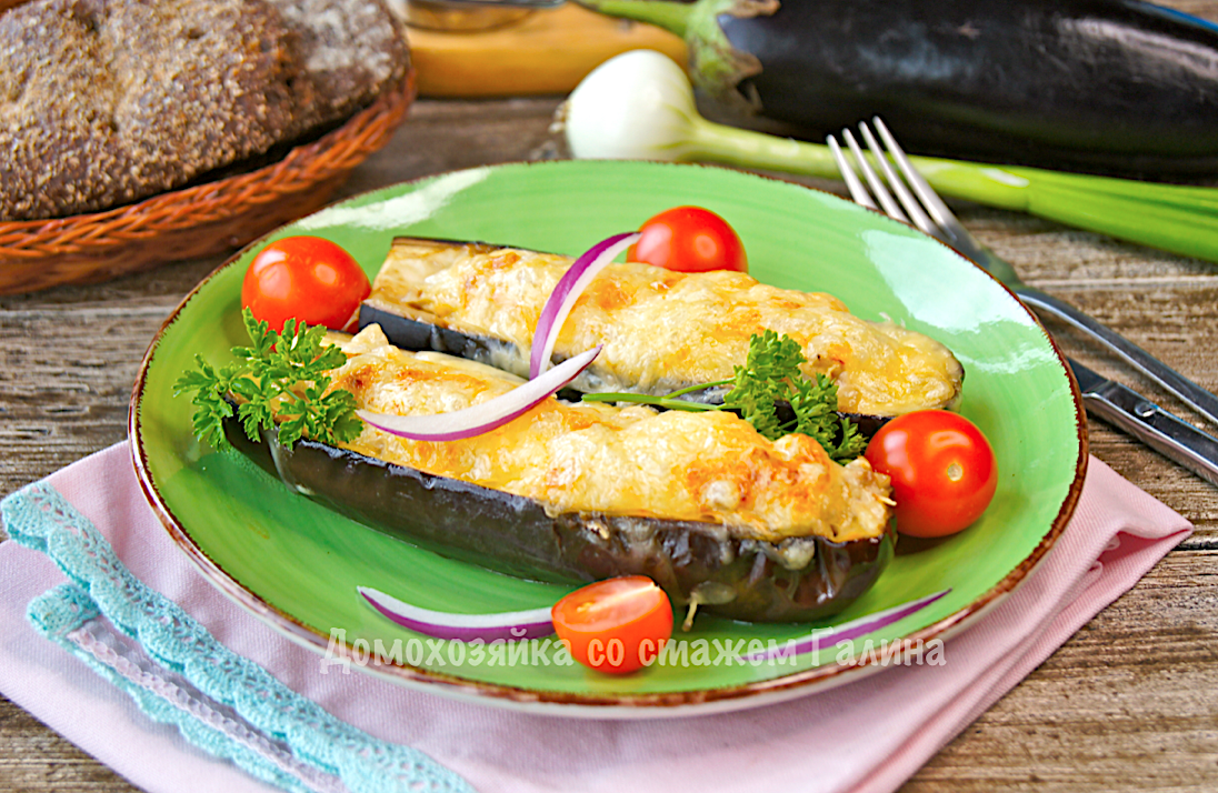 Нежные баклажаны с полезной начинкой для идеального обеда