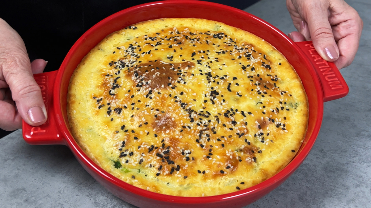 Ленивый пирог за 2 минуты: секрет идеального теста