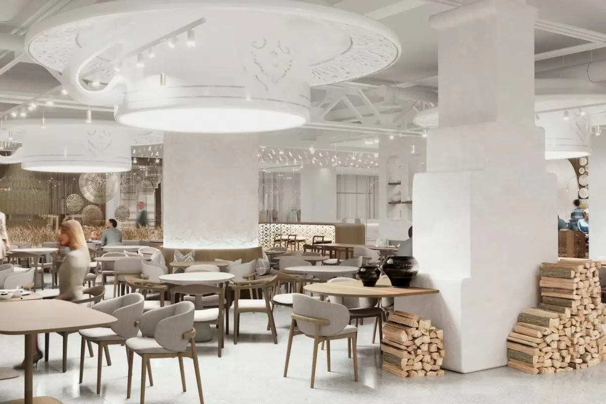 Казанский ЦУМ преобразится: новые эскизы фуд-корта с татарским колоритом