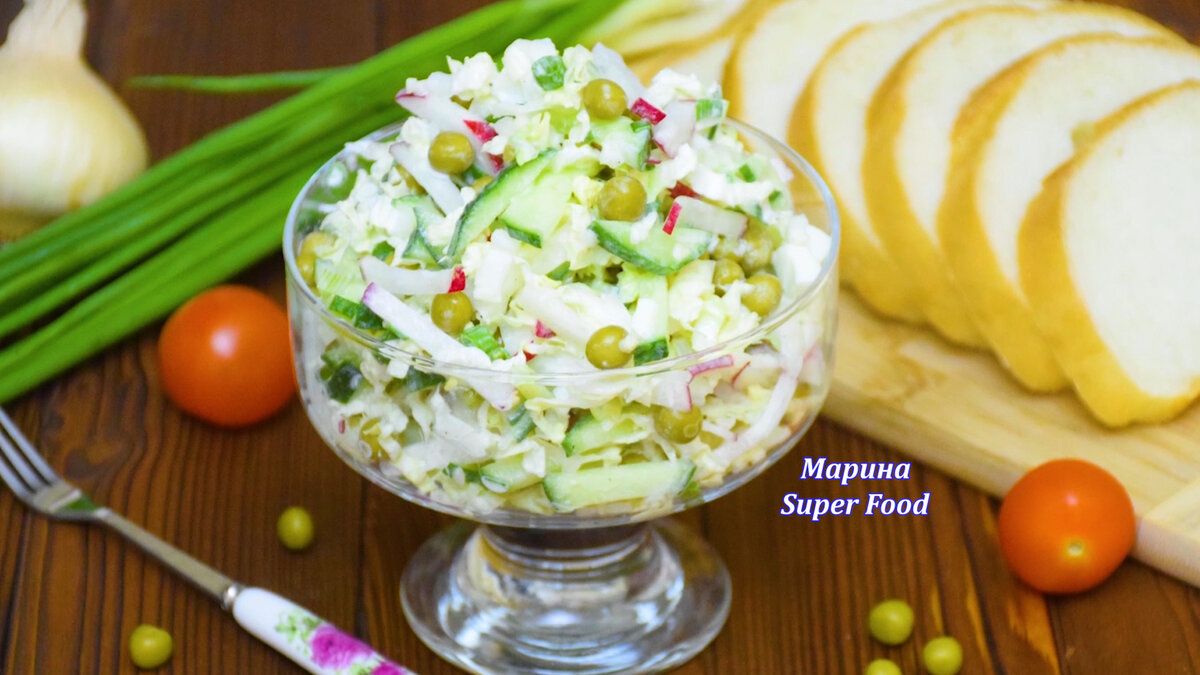 Легкий салат из пекинской капусты: свежий вкус на каждый день