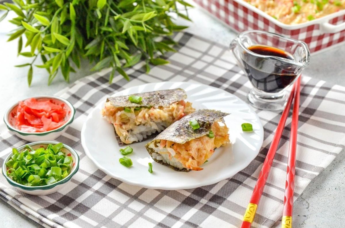 Ленивые запеченные роллы: вкусно и просто