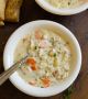 Классический сливочный куриный суп: простая густая похибка бульона и знакомых вкусов